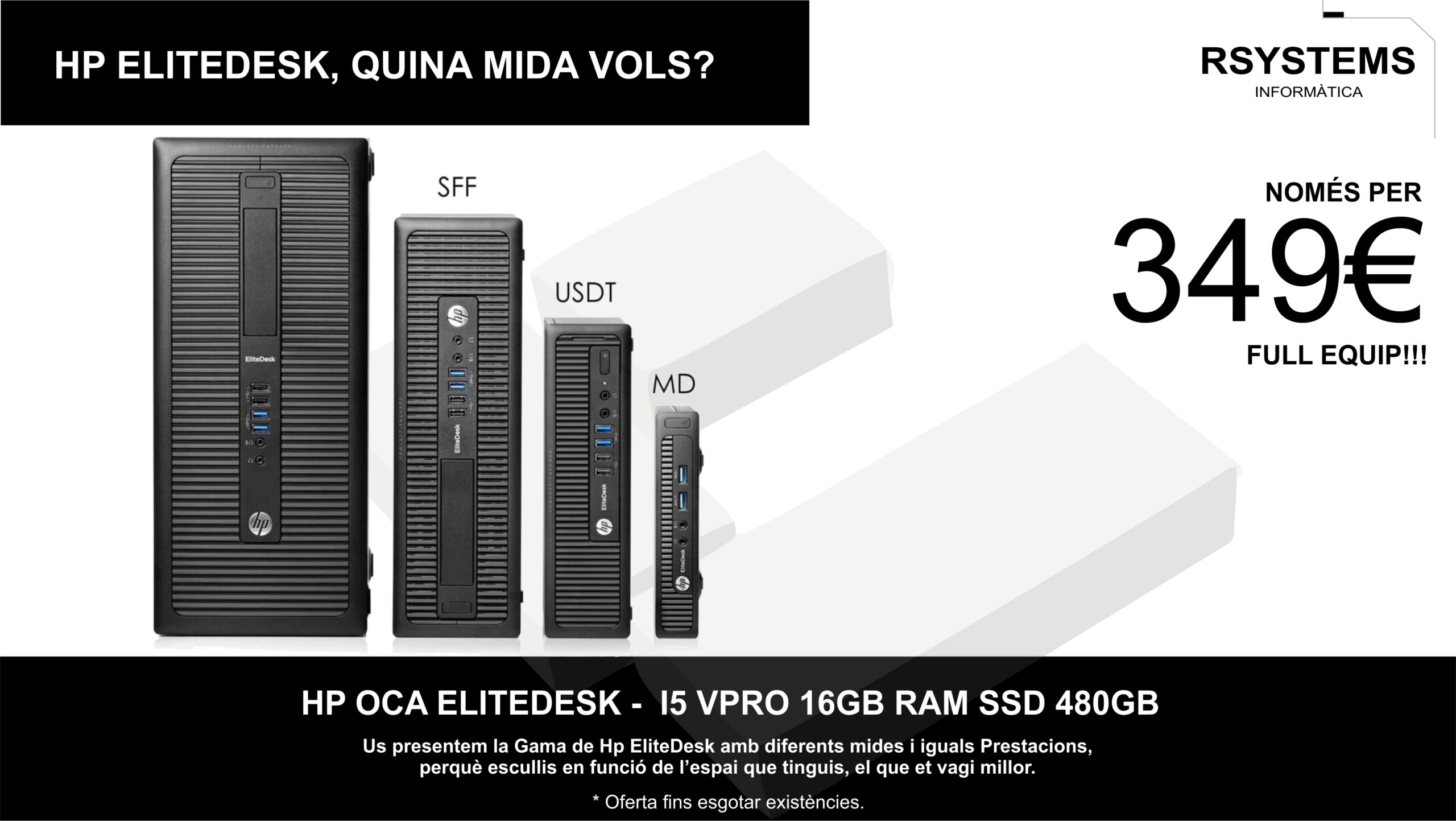 HP EliteDesk: ordenador compacto y potente para empresas, con rendimiento avanzado y seguridad.