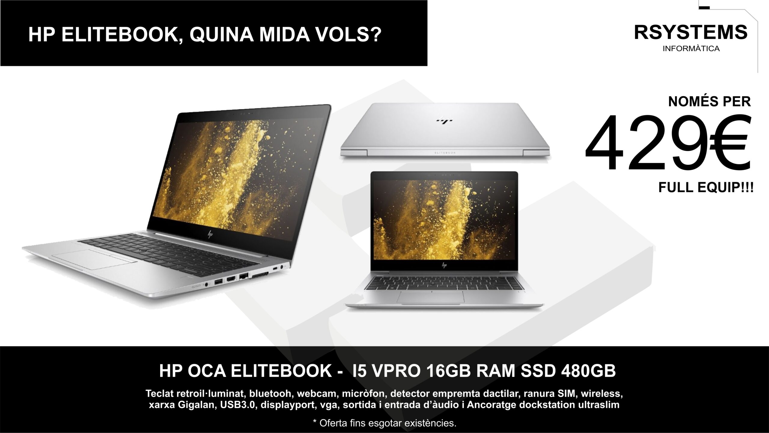 HP OCA EliteBook portátil ultraslim con alto rendimiento, seguridad biométrica y conectividad avanzada, ideal para profesionales.